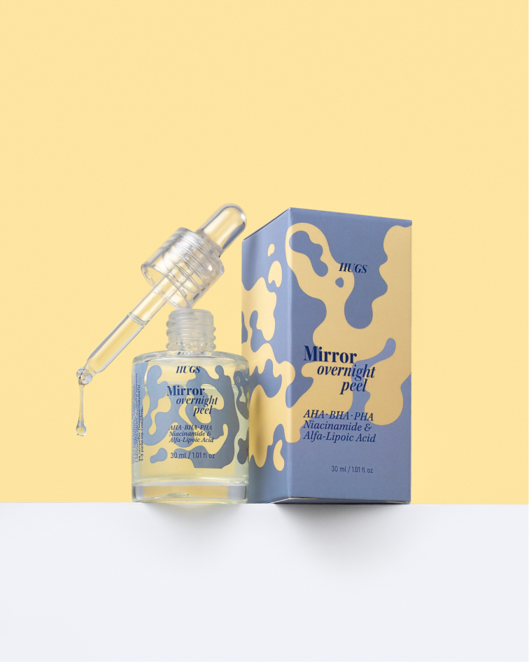 Mirror overnight peel
